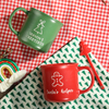 Santa's Christmas Mug And Keychain Set