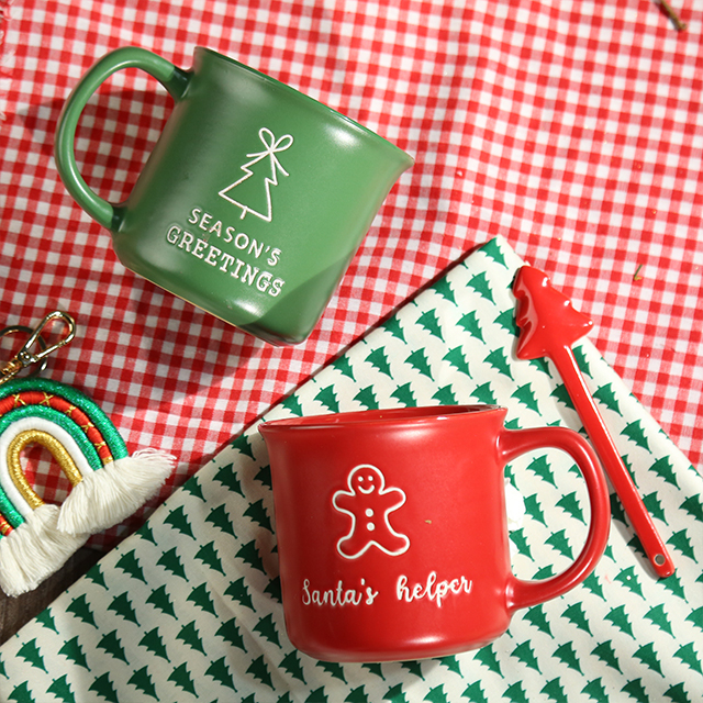 Santa's Christmas Mug And Keychain Set