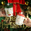 Christmas “sweater Hat” Mug Festive with Lid And Stirrer Stick Set