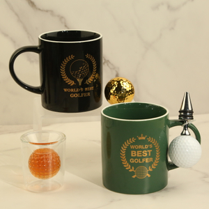 Golf Mug- Golf Ball Bottle Stopper