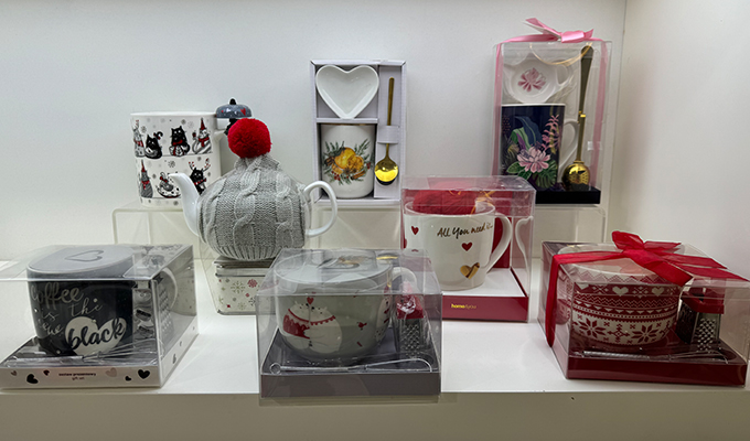 BBK gift items display