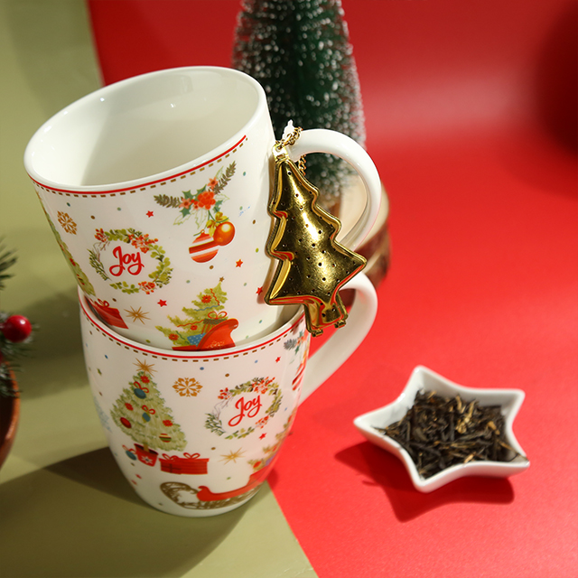 Christmas tree shaped Infuser Mug