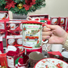 Christmas Mug with Ribbon Lid