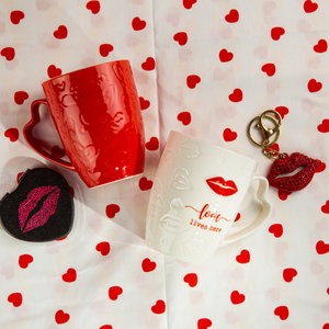 the cutest heart-shaped handle mug