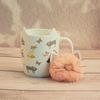Meow Coffee Mug plus CAT Keychain