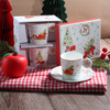 Christmas Coffee Cup with Christmas Bulbs Handle
