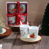  Coffee Cup with Spoon in Ribbon Gift Box