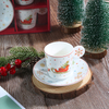 Christmas Coffee Cup with Christmas Bulbs Handle